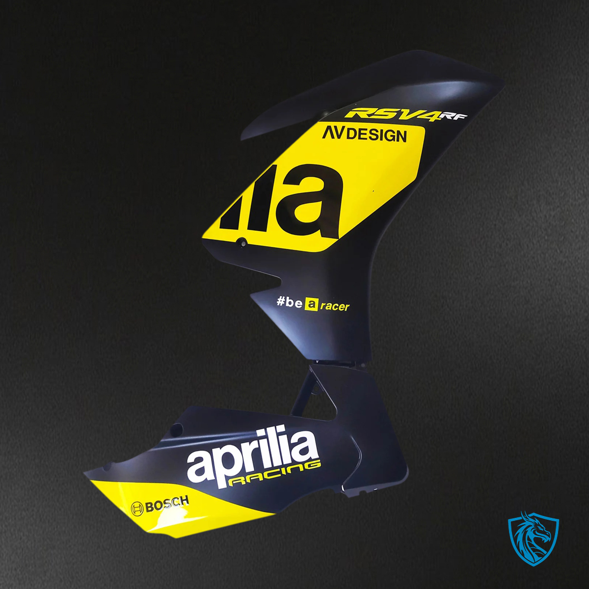 Aprilia RS4 125 50 (2012-2016) Fairing Kit - Yellow & Black -  ABS  Bodywork