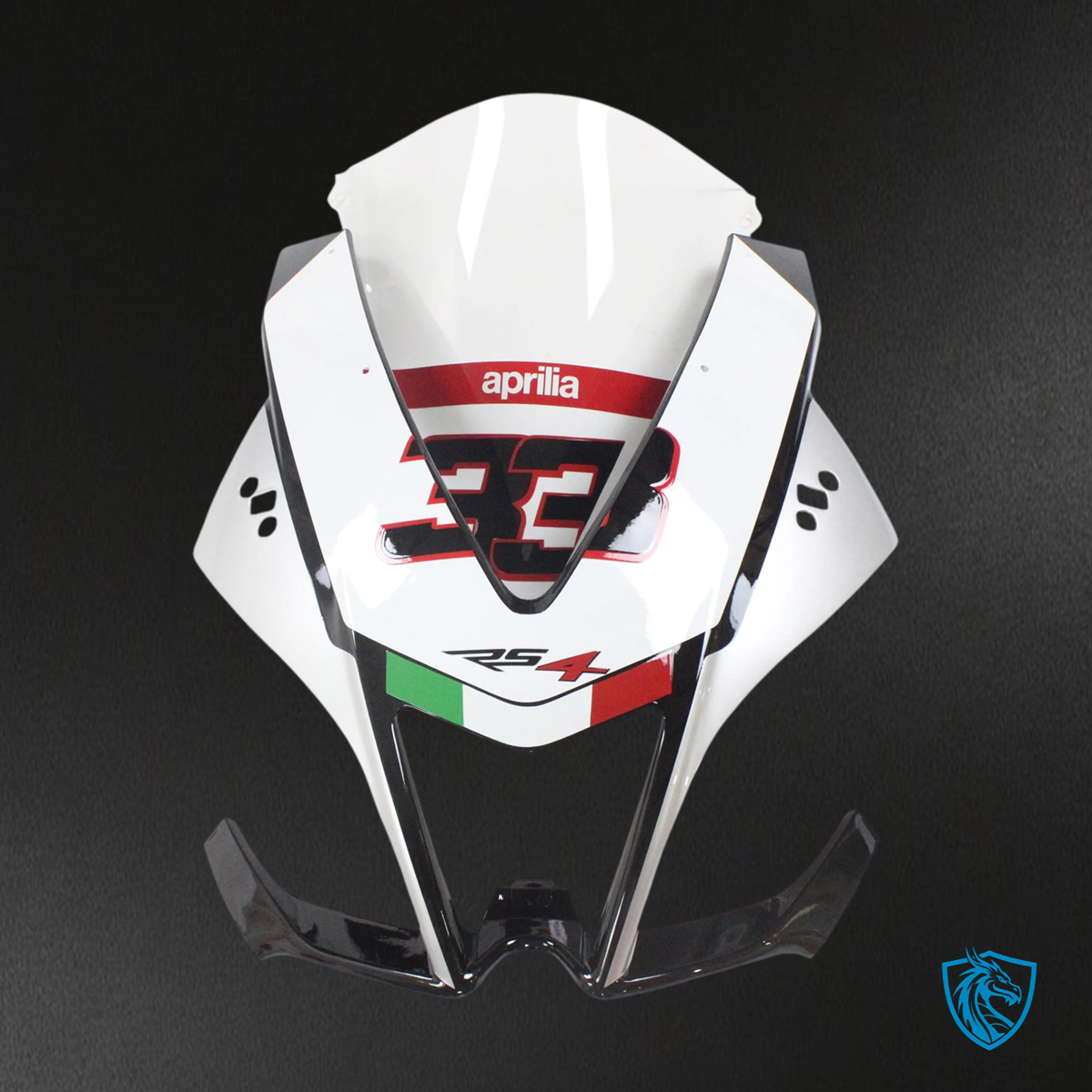 Aprilia RS4 RS 125 RS 50 (2012-2016) Fairing Kit -  Black and Silver -  ABS  Bodywork