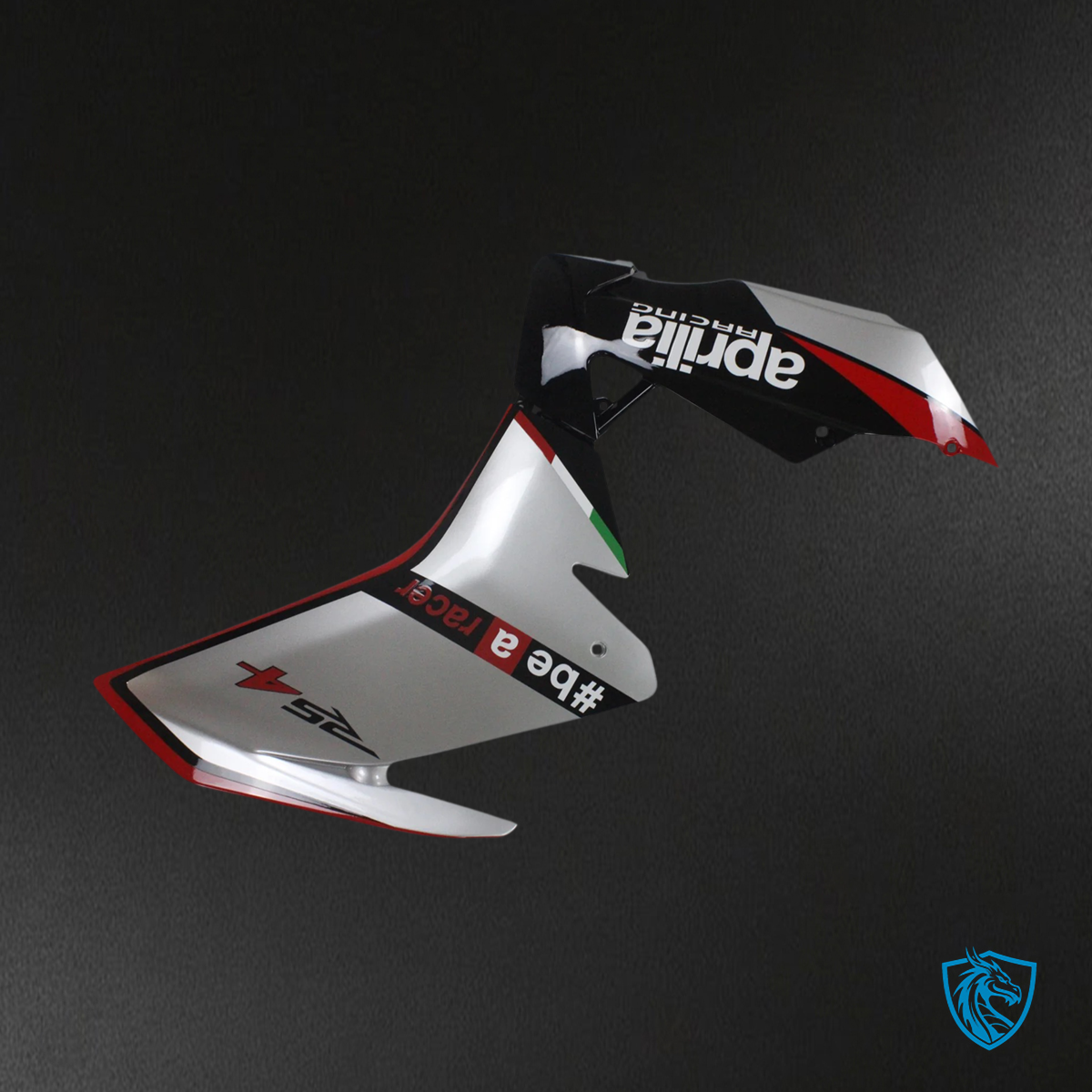 Aprilia RS4 RS 125 RS 50 (2012-2016) Fairing Kit -  Black and Silver -  ABS  Bodywork