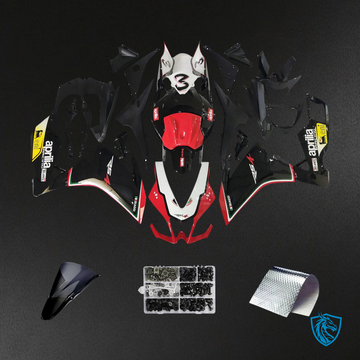 Aprilia RS4 RS 125 RS 50 (2012-2016) Fairing Kit - Black & Red - ABS  Bodywork