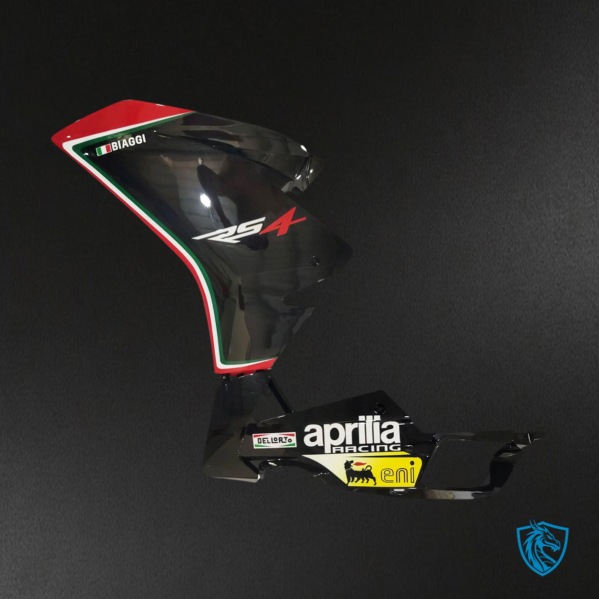 Aprilia RS4 RS 125 RS 50 (2012-2016) Fairing Kit - Black & Red - ABS  Bodywork