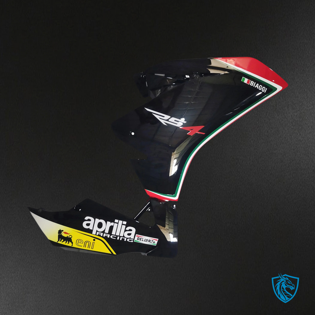 Aprilia RS4 RS 125 RS 50 (2012-2016) Fairing Kit - Black & Red - ABS  Bodywork