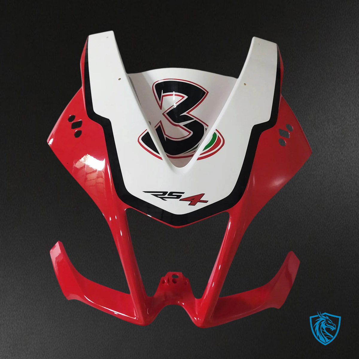 Aprilia RS4 RS 125 RS 50 (2012-2016) Fairing Kit - Black & Red - ABS  Bodywork