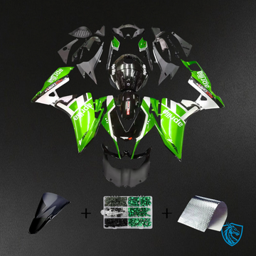 Aprilia RS4 RS 125 RS 50 (2012-2016) Fairing Kit - Green and Black - ABS  Bodywork