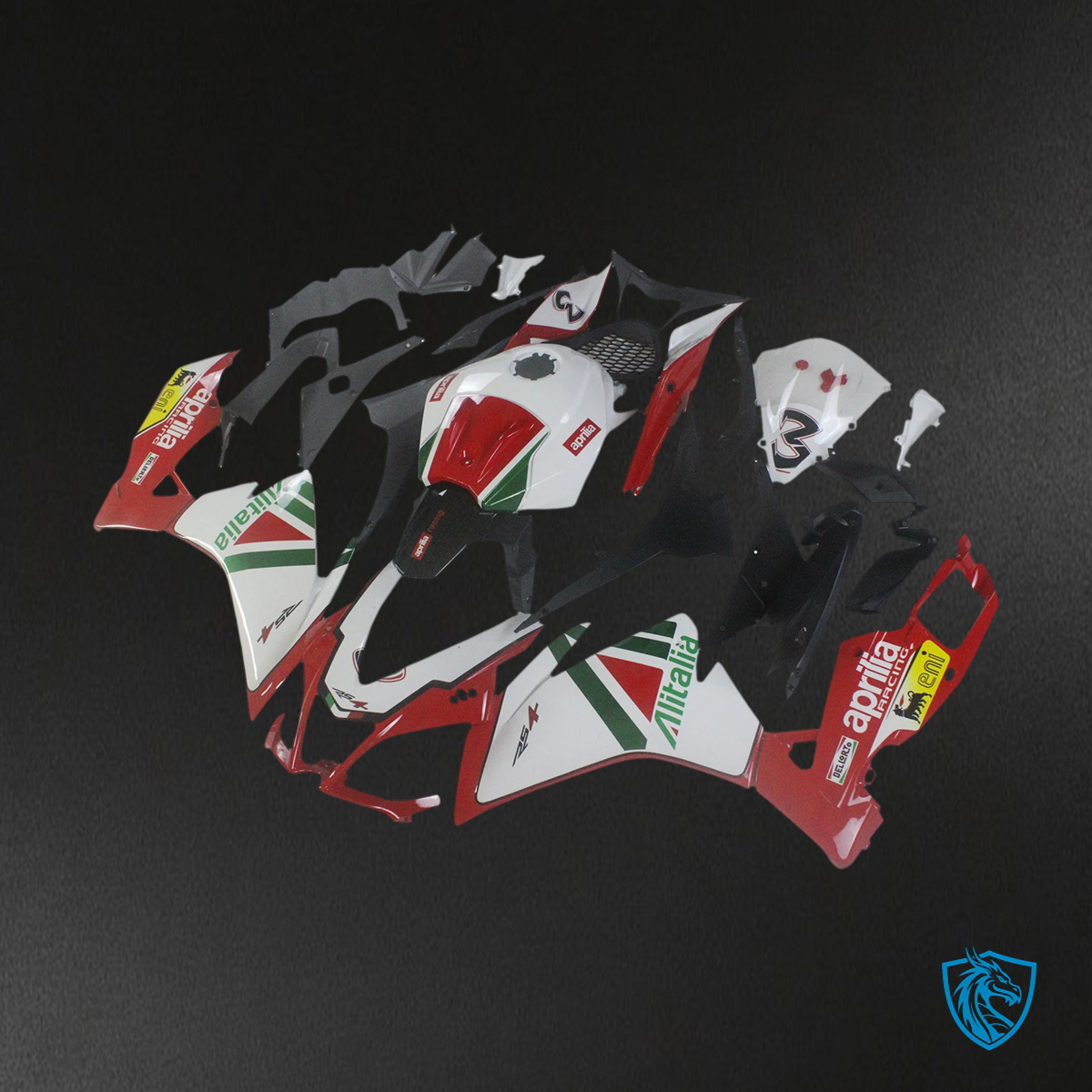 Aprilia RS4 RS 125 RS 50 (2012-2016) Fairing Kit - Red & White - ABS  Bodywork