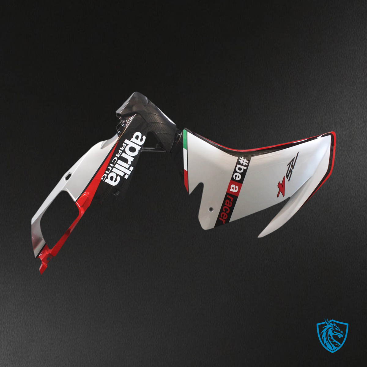 Aprilia RS4 RS 125 RS 50 (2012-2016) Fairing Kit -  Black and Silver -  ABS  Bodywork