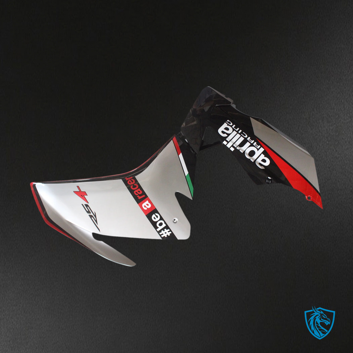 Aprilia RS4 RS 125 RS 50 (2012-2016) Fairing Kit -  Black and Silver -  ABS  Bodywork