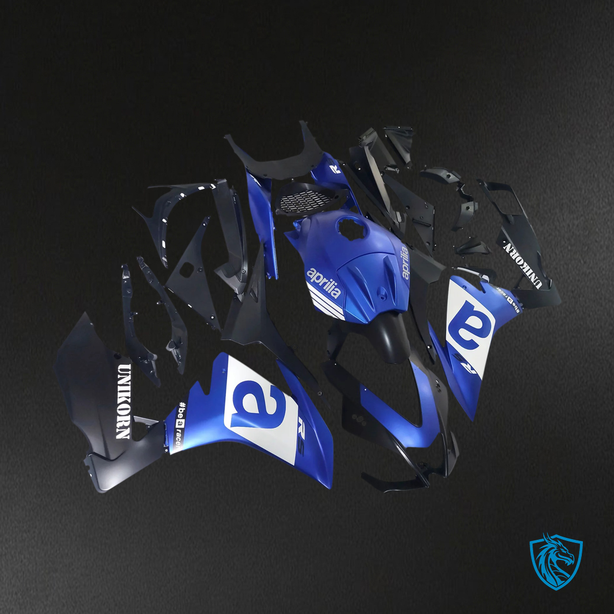 Aprilia RS4_125_50 (2012-2015) Fairing Kit - Blue and Black - ABS  Bodywork
