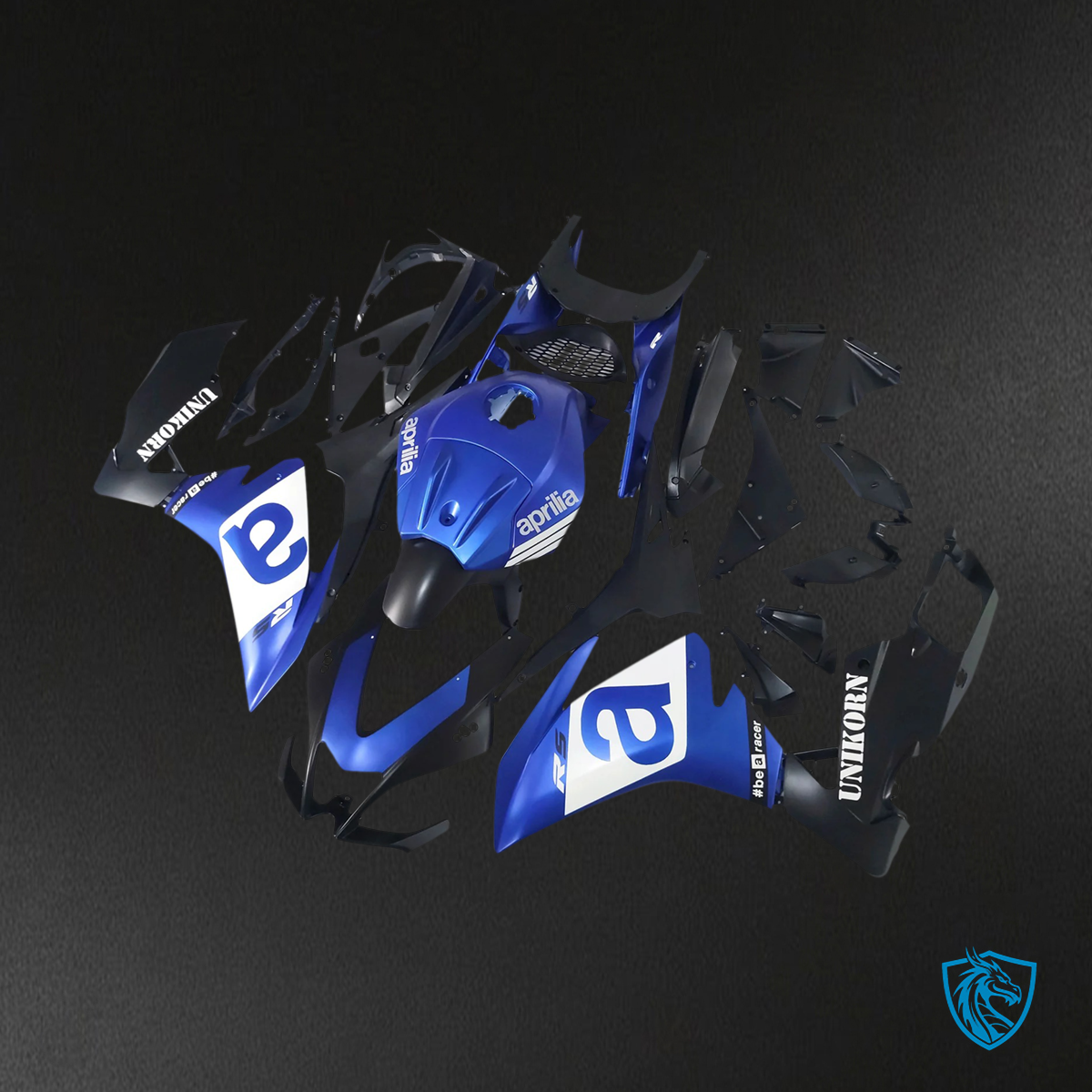 Aprilia RS4_125_50 (2012-2015) Fairing Kit - Blue and Black - ABS  Bodywork