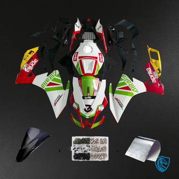 Aprilia RS4_125_50 (2012-2015) Fairing Kit - Green Red and White - ABS  Bodywork
