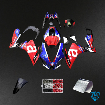 Aprilia RS4_125_50 (2012-2015) Fairing Kit - Red and Blue - ABS  Bodywork