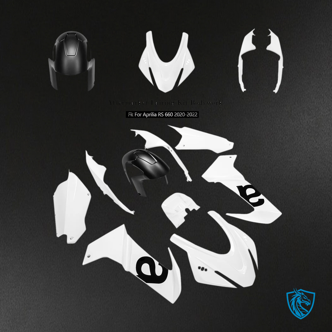 Aprilia RS660 (2020-2024) Fairing Kit - Gloss White - ABS Bodywork