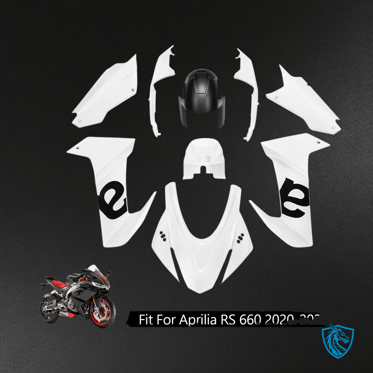 Aprilia RS660 (2020-2024) Fairing Kit - Gloss White - ABS Bodywork