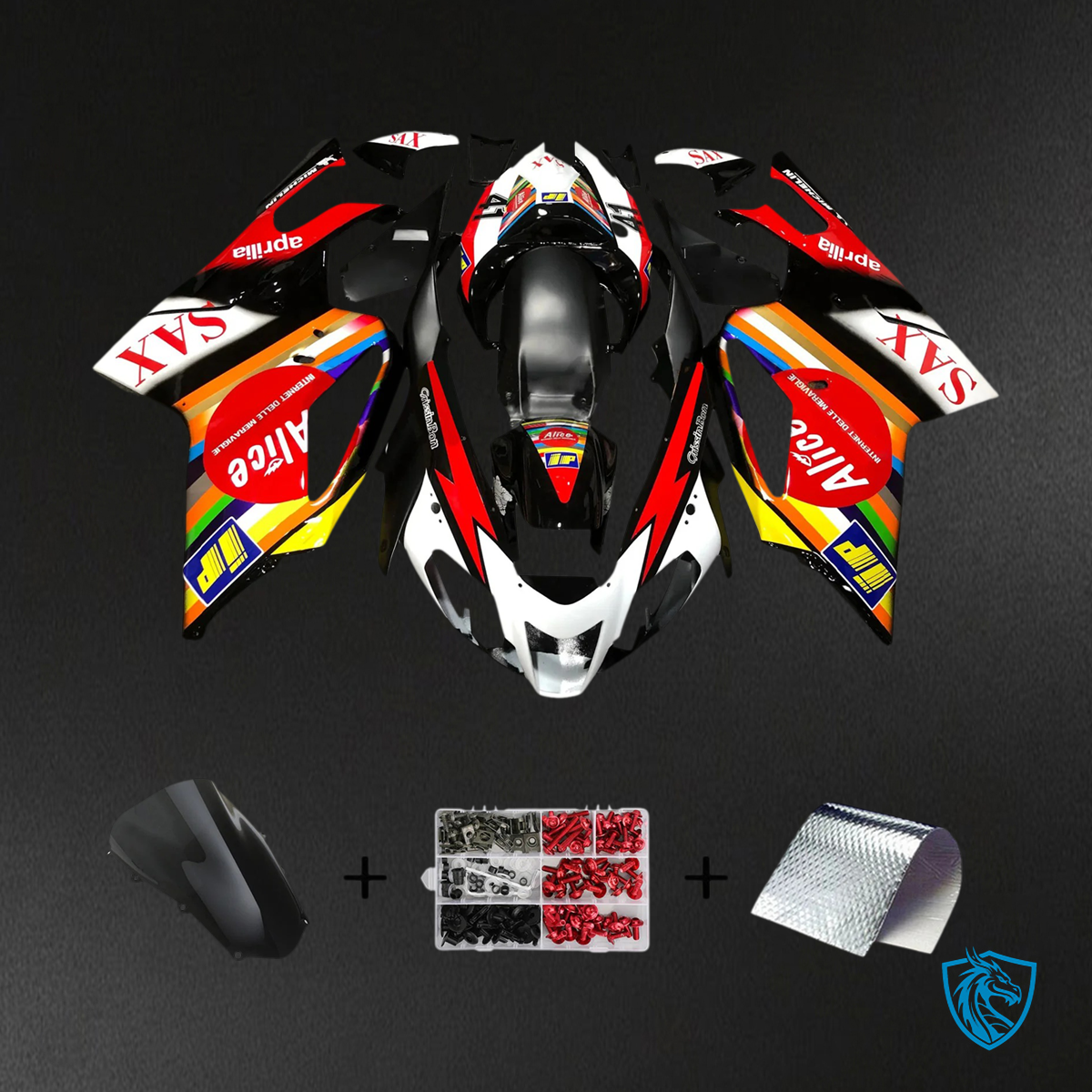 Aprilia RSV 1000 (2003-2006) Fairing Kit - Colorful Style 1 - ABS Bodywork