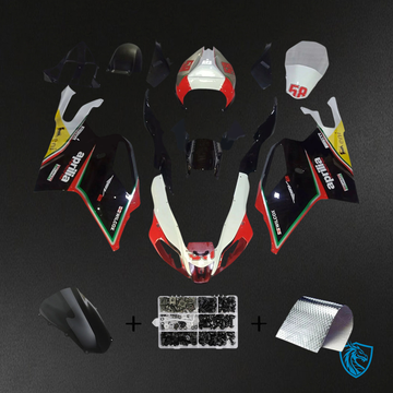 Aprilia RSV 1000 (2003-2006) Fairing Kit - Red & Black Style 2 - ABS Bodywork