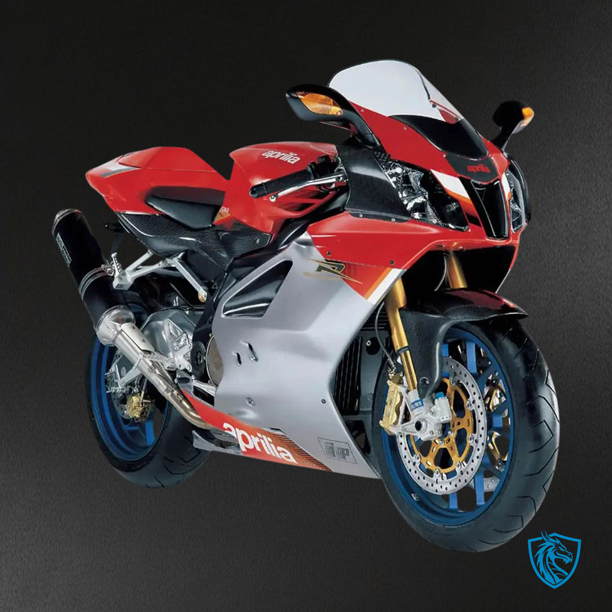 Aprilia RSV 1000 (2003-2006) Fairing Kit - Red & Grey - ABS Bodywork
