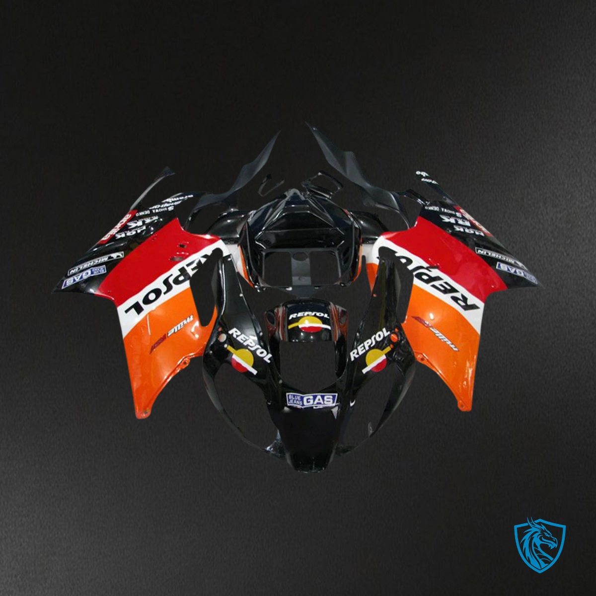 Aprilia RSV 1000 (2003-2006) Fairing Kit - Red & Orange - ABS Bodywork