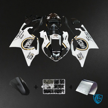 Aprilia RSV 1000 (2003-2006) Fairing Kit - White & Black - ABS Bodywork