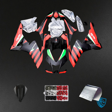 Aprilia RSV4 1000 (2009-2015) Fairing Kit - Black & Orange - ABS Bodywork