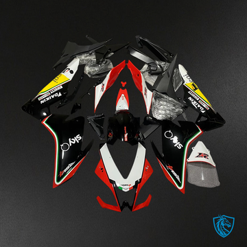 Aprilia RSV4 1000 (2009-2015) Fairing Kit - Black, Red & Yellow - ABS Bodywork