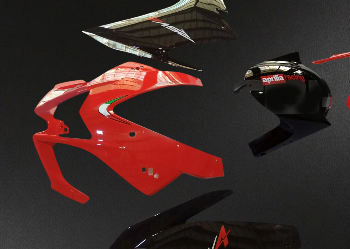 Aprilia RSV4 1000 (2009-2015) Fairing Kit - Black & Red - ABS Bodywork