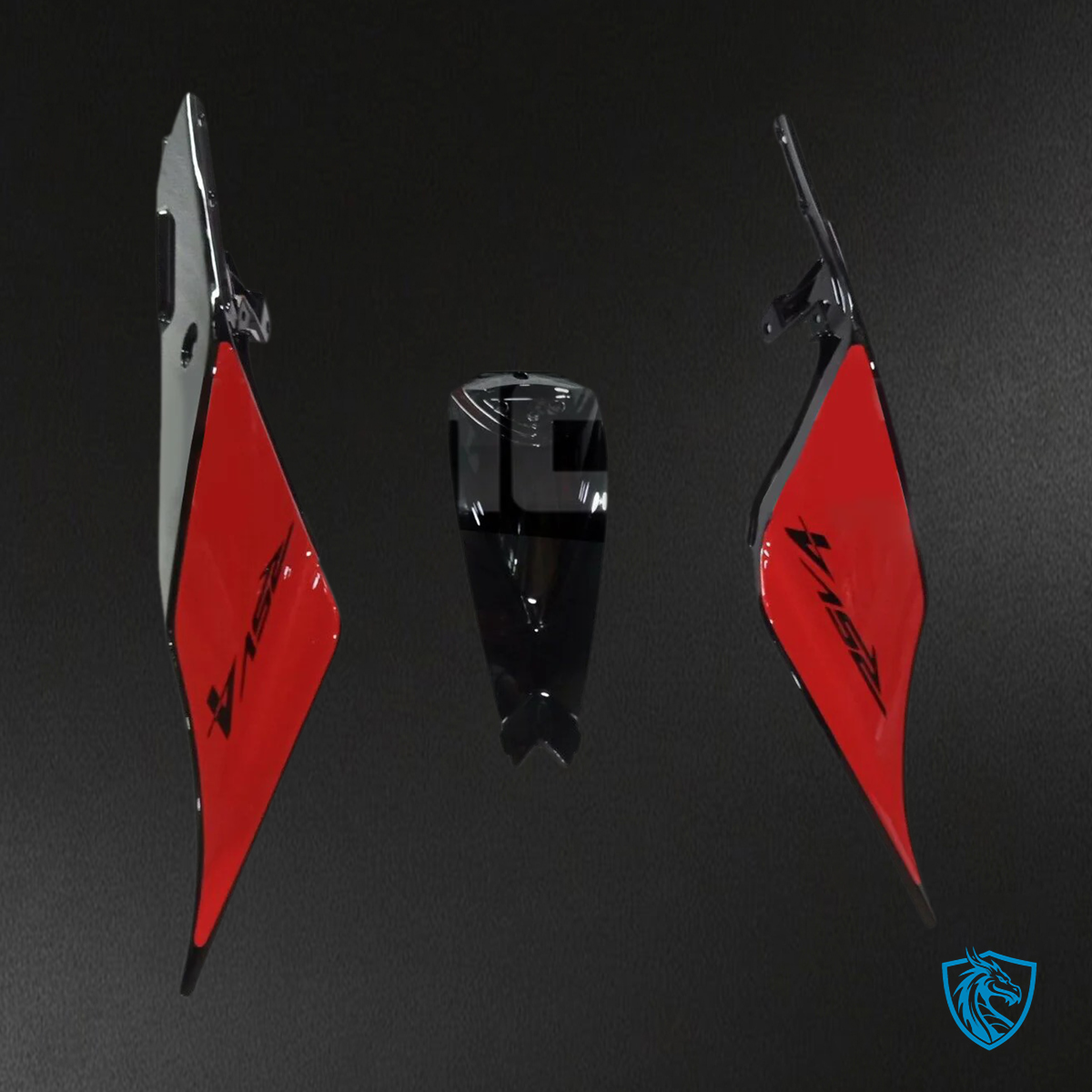 Aprilia RSV4 1000 (2009-2015) Fairing Kit - Black & Red - ABS Bodywork