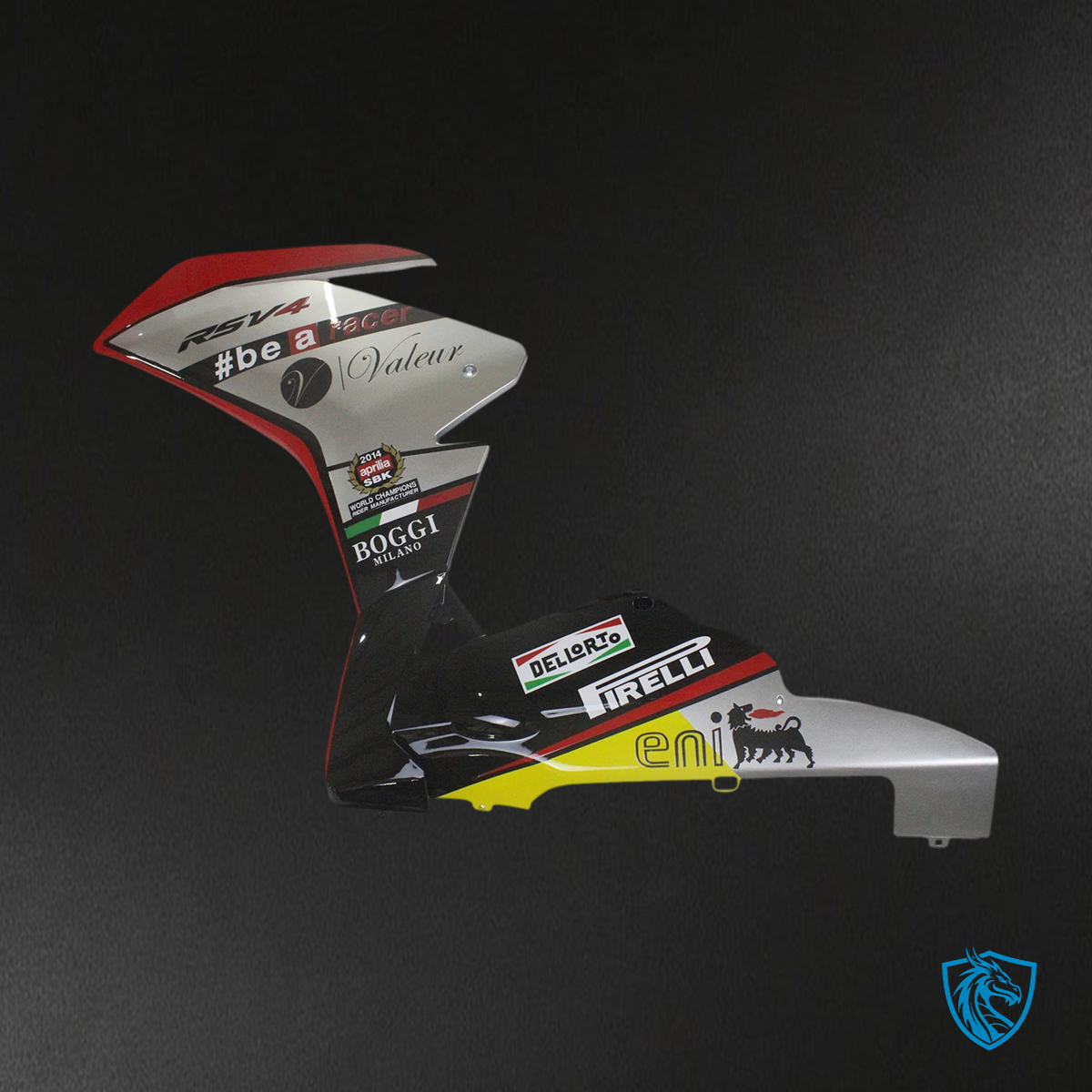 Aprilia RSV4 1000 (2009-2015) Fairing Kit - Grey & Red - ABS Bodywork