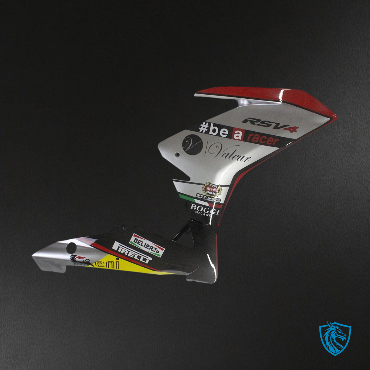 Aprilia RSV4 1000 (2009-2015) Fairing Kit - Grey & Red - ABS Bodywork