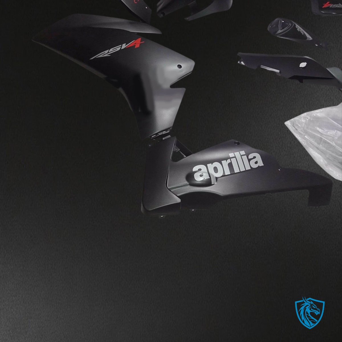 Aprilia RSV4 1000 (2009-2015) Fairing Kit - Matte Black - ABS Bodywork