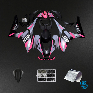 Aprilia RSV4 1000 (2009-2015) Fairing Kit - Pink, Gray & Black - ABS Bodywork