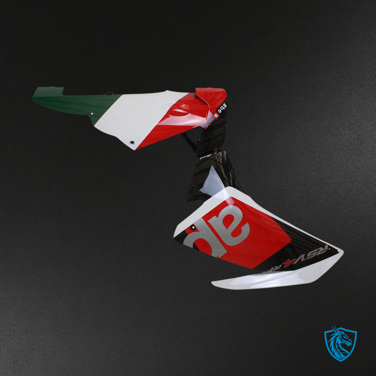 Aprilia RSV4 1000 (2009-2015) Fairing Kit - Red & Black - ABS Plastic Bodywork