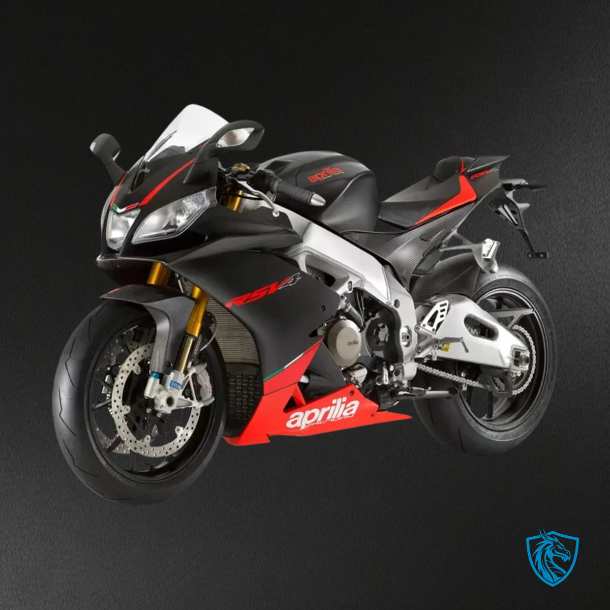 Aprilia RSV4 1000 (2009-2015) - Fairing Kit - Red & Black - ABS Bodywork