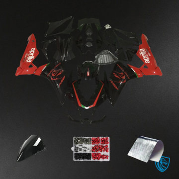 Aprilia RSV4 1000 (2009-2015) Fairing Kit - Red and Black - ABS Bodywork