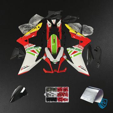 Aprilia RSV4 1000 (2009-2015) Fairing Kit - Red & Green - ABS Bodywork