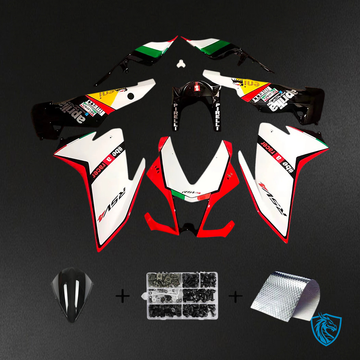Aprilia RSV4 1000 (2009-2015) Fairing Kit - White, Yellow & Red - ABS Bodywork