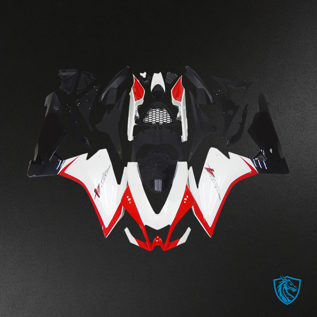Aprilia RSV4 1000 (2009-2015) Fairing Kit - White and Red - ABS Bodywork