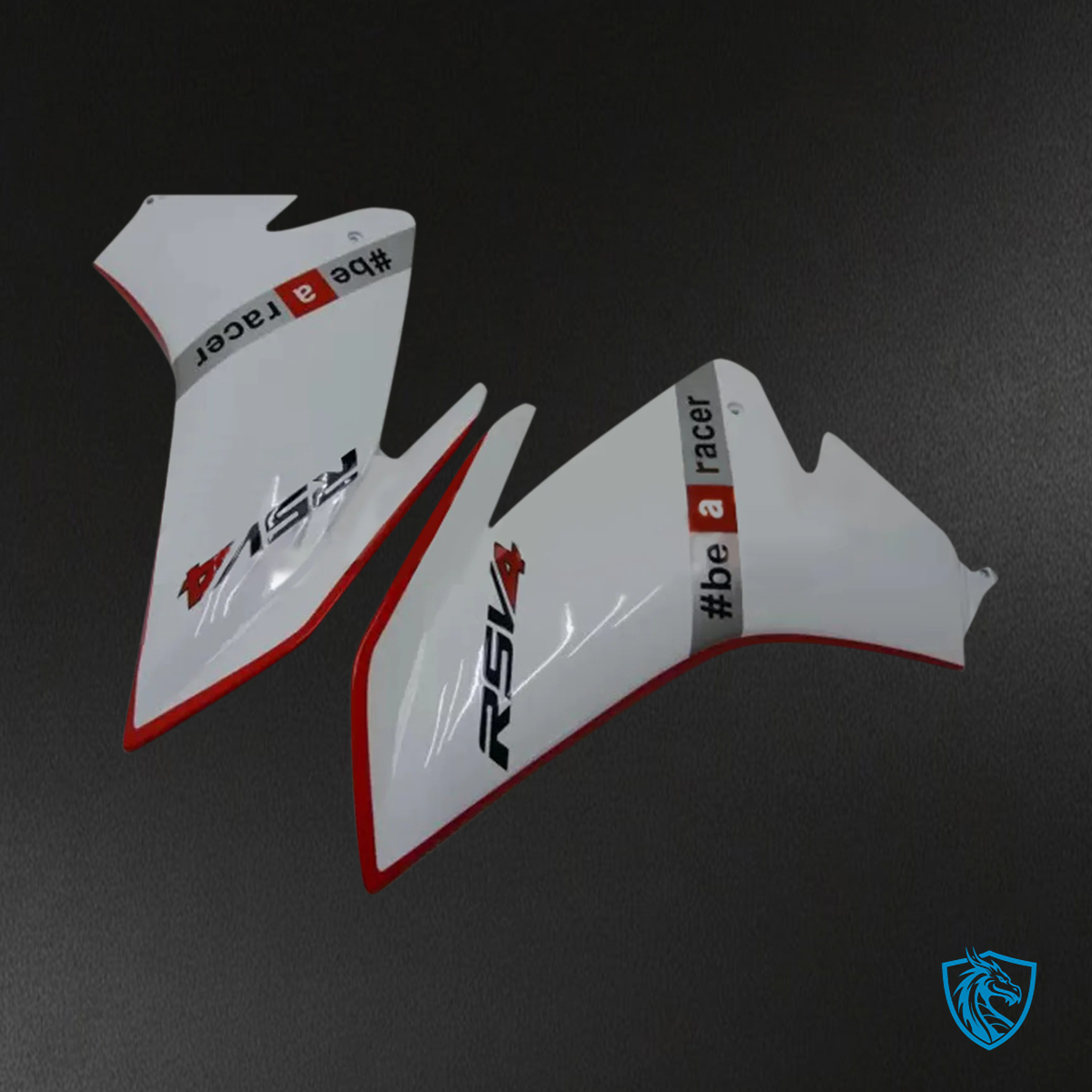 Aprilia RSV4 1000 (2009-2015) Fairing Kit - White & Red Style_4 - ABS Bodywork