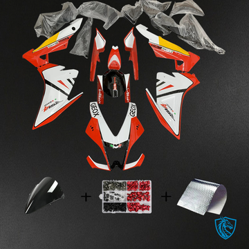Aprilia RSV4 1000 (2009 -2015) Fairing Kit - White & Red - ABS Bodywork