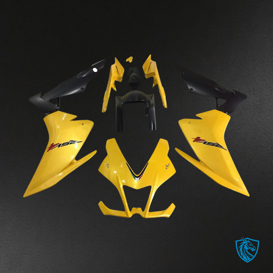 Aprilia RSV4 1000 (2009 -2015) Fairing Kit - Yellow - ABS Bodywork