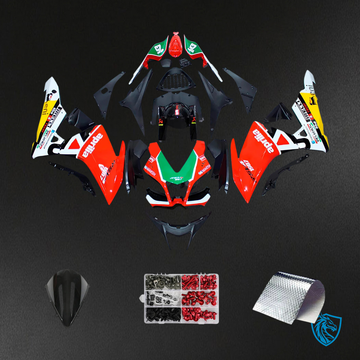 Aprilia RSV4 1000 (2009-2015) Fairing Kit - Yellow, Green, Red & Black - ABS Bodywork