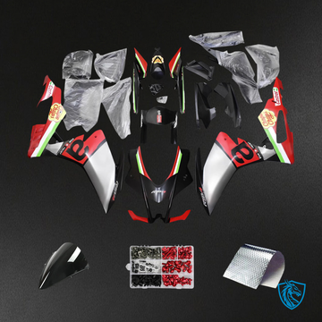 Aprilia RSV4 1000 (2016-2020) Fairing Kit - Gray, Red & Black - ABS Bodywork