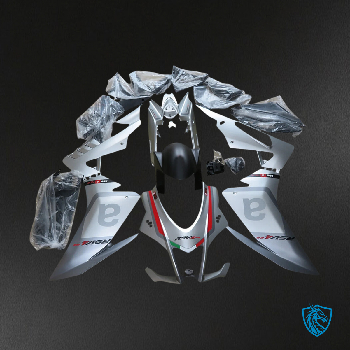 Aprilia RSV4 1000 (2016-2020) Fairing Kit - Matte Gray - ABS Bodywork