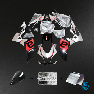 Aprilia RSV4 1000 (2016-2020) Fairing Kit - Red & Black Style 4 - ABS Bodywork