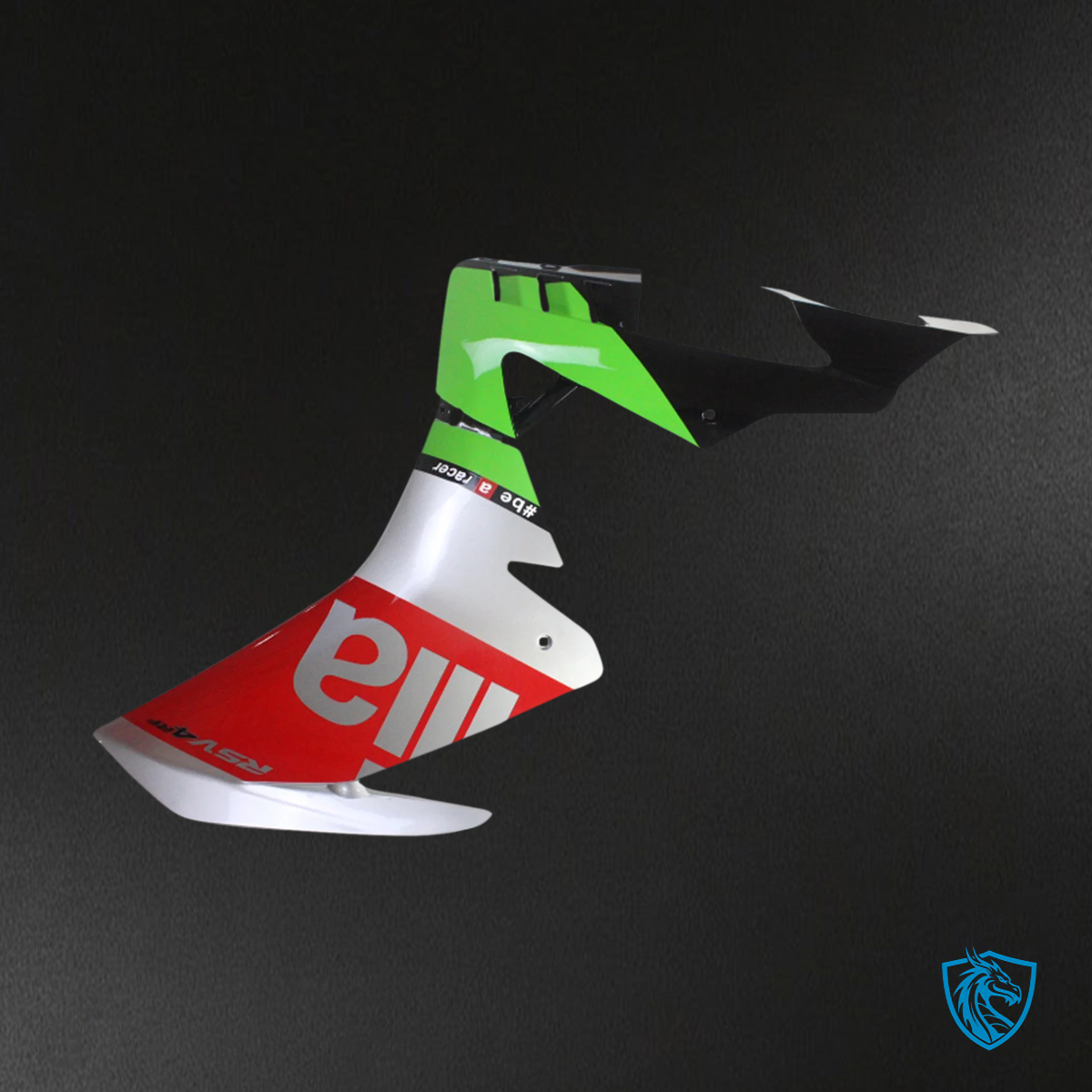 Aprilia RSV4 1000 (2016-2020) Fairing Kit - Red & Green Style 1 - ABS Bodywork