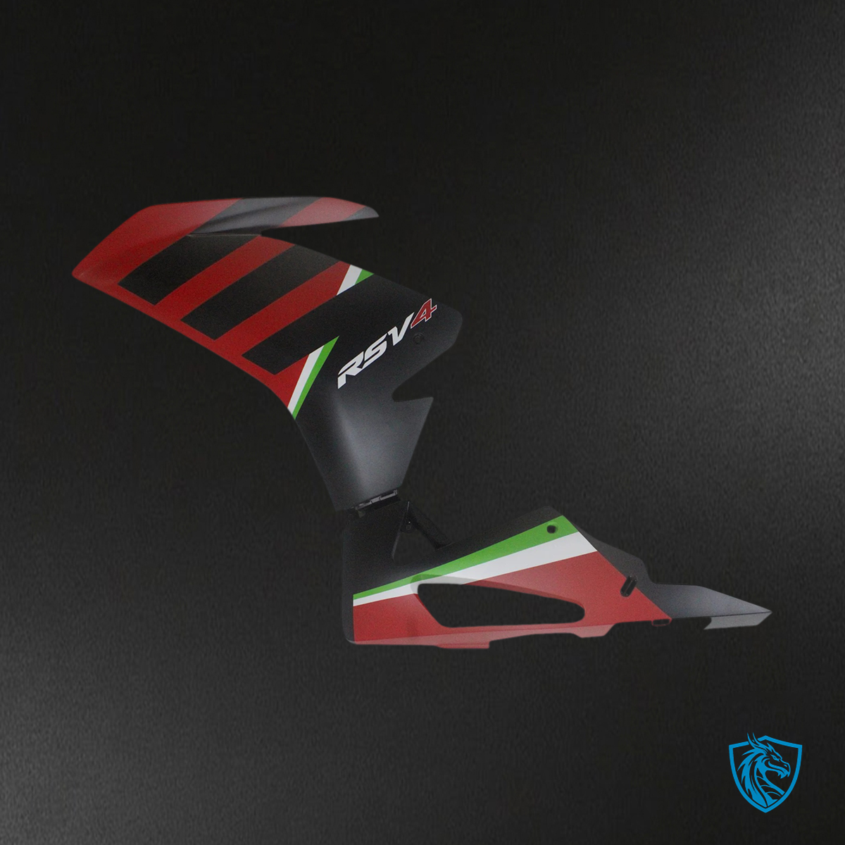 Aprilia RSV4 1000 (2016-2020) Fairing Kit - Red & Green Style 8 - ABS Bodywork