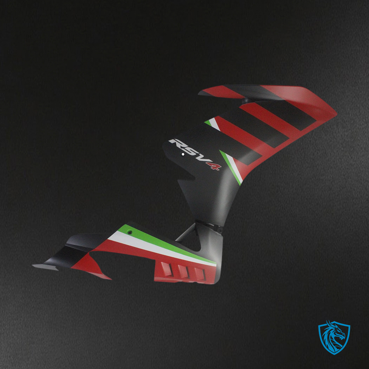 Aprilia RSV4 1000 (2016-2020) Fairing Kit - Red & Green Style 8 - ABS Bodywork