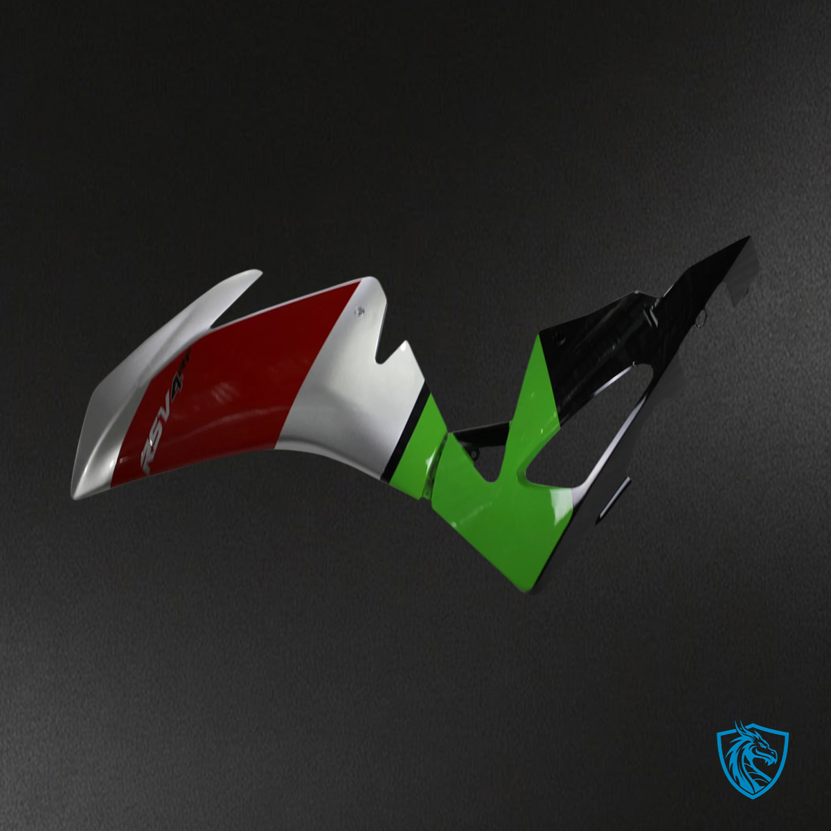 Aprilia RSV4 1000 (2016-2020) Fairing Kit - Red & Green Style 9 - ABS Bodywork
