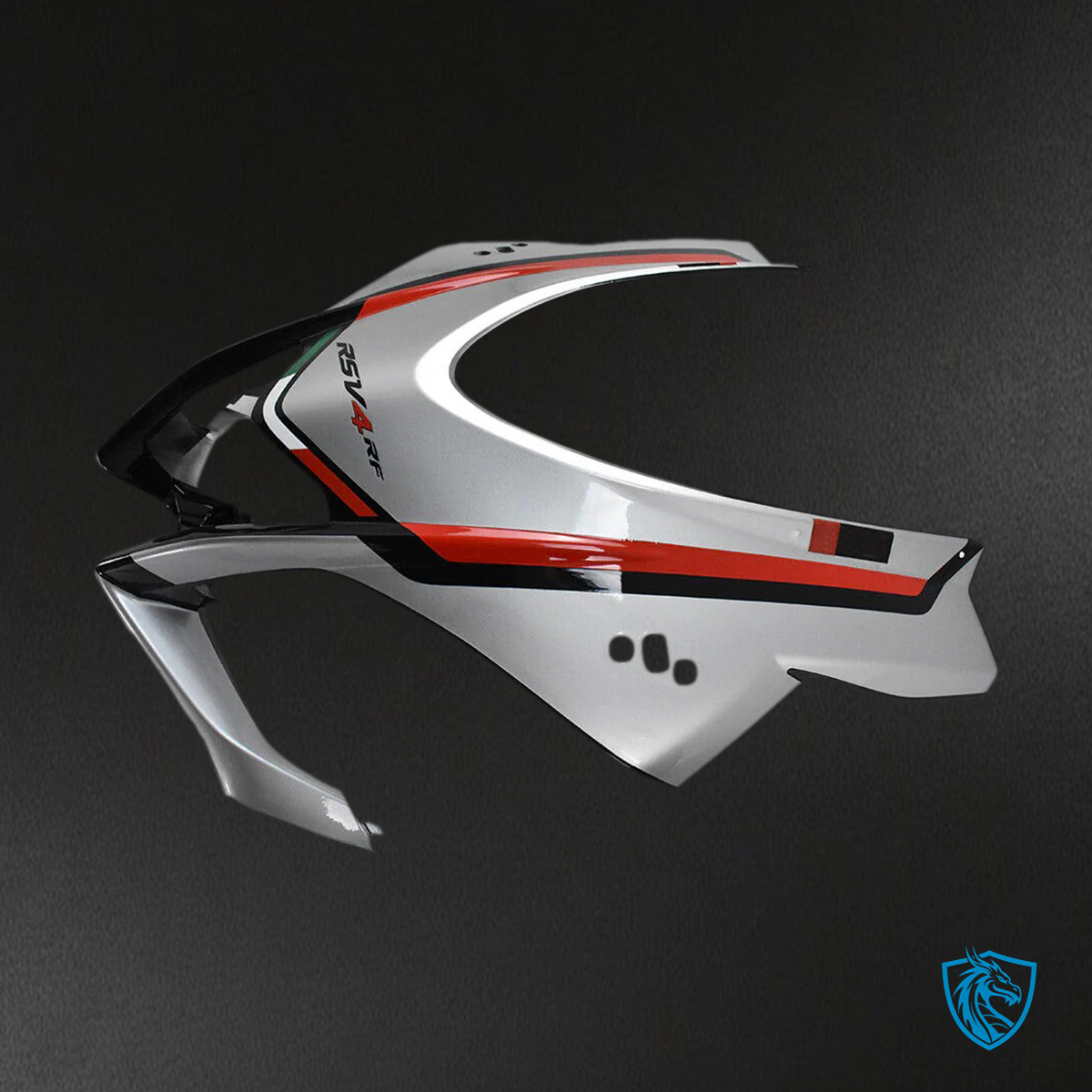 Aprilia RSV4 1000 (2016-2020) Fairing Kit - Red & Sliver - ABS Bodywork