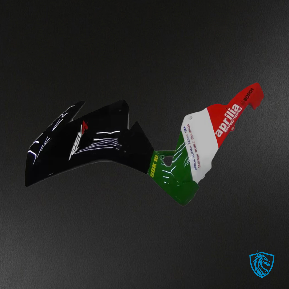 Aprilia RSV4 1000 (2009-2015) Fairing Kit - Red & Green Style 1 - ABS Bodywork