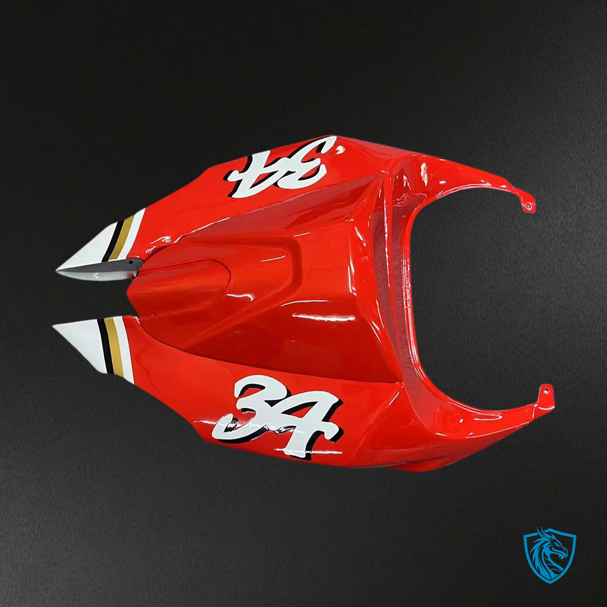 Aprilia RSV 1000 (2003-2006) Fairing Kit - Red & White - ABS Bodywork
